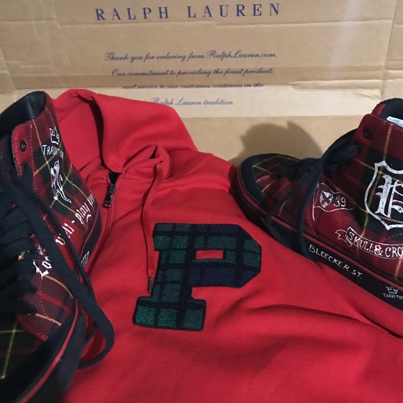 Polo Ralph Lauren Black Watch Patch Hoodie Sz XL - Picture 13 of 13